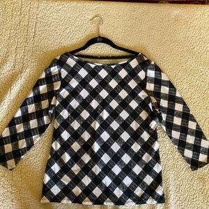 Black and white Talbots Tee
